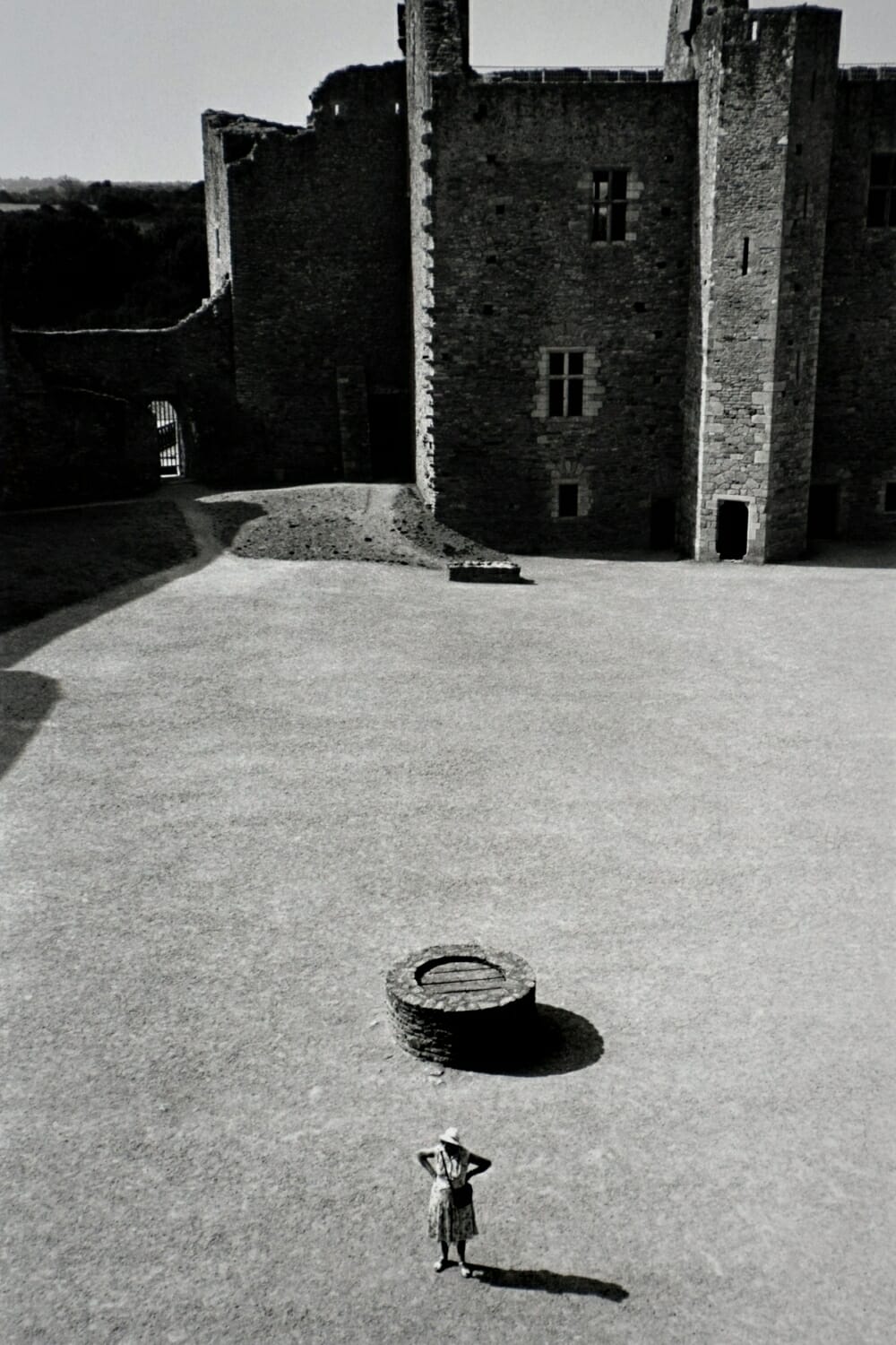 <span style="font-weight:normal;">Lone woman at Suscinio Castle, France, 1989</span>