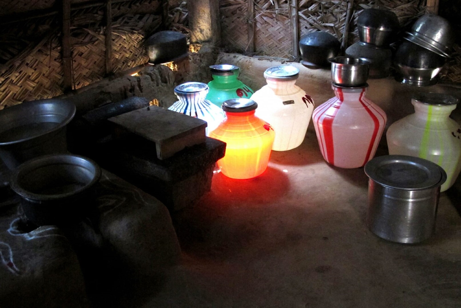 <span style="font-weight:normal;">Illuminated Water Urns, 2013</span>